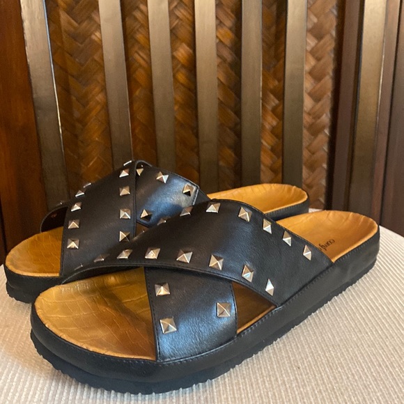 COMFORTVIEW - Gia Studded Sandal Black 11W NIB - Picture 4 of 9